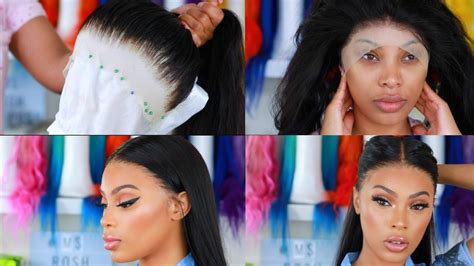 how to pluck a lace frontal|plucking hair videos.